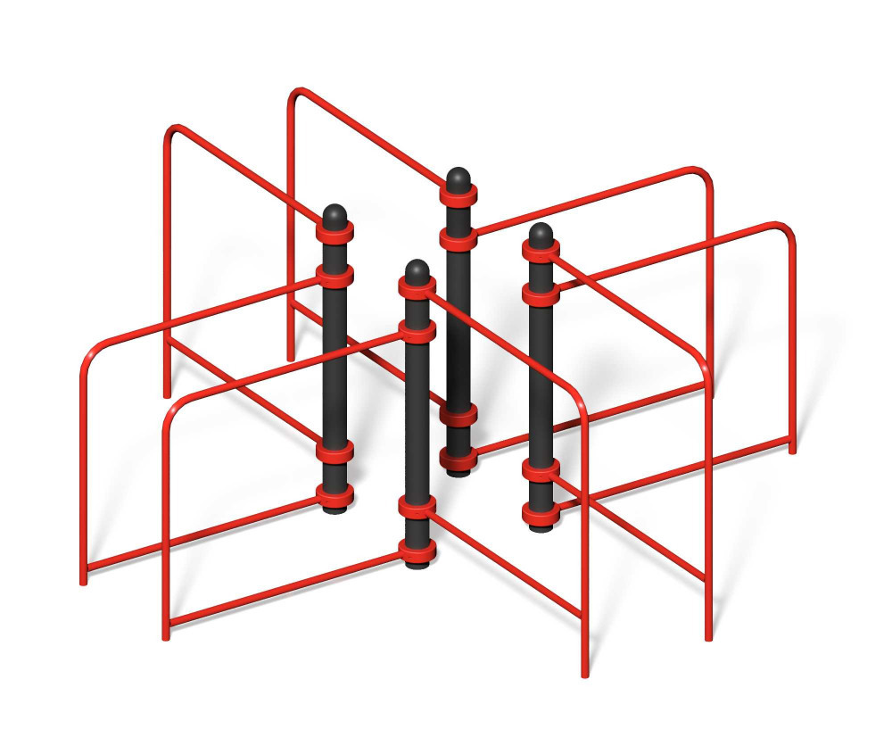 Воркаут-комплекс "Брусья на 4 стороны"