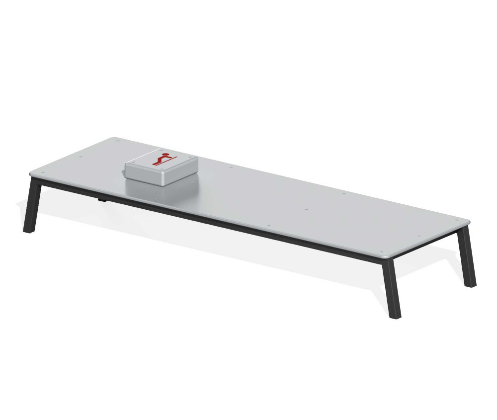 Помост для выполнения испытания «Сгибание-разгибание рук в упоре лежа на полу»